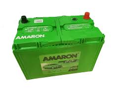 Amaron NS70R FLO 65 Amperes Maintenance Free Green Coloured Battery